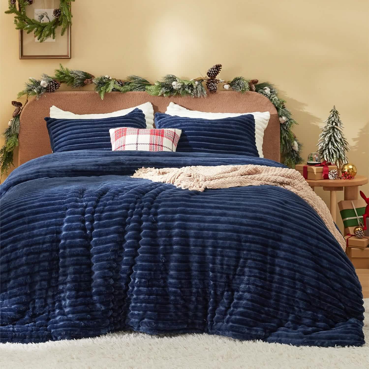 GentleSoft™ Striped Flannel Comforter Set