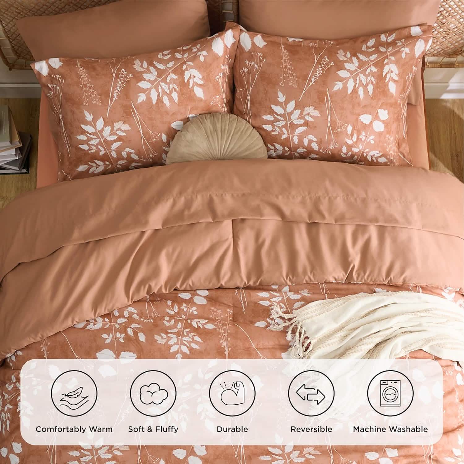 Elegant Floral Comforter Sets