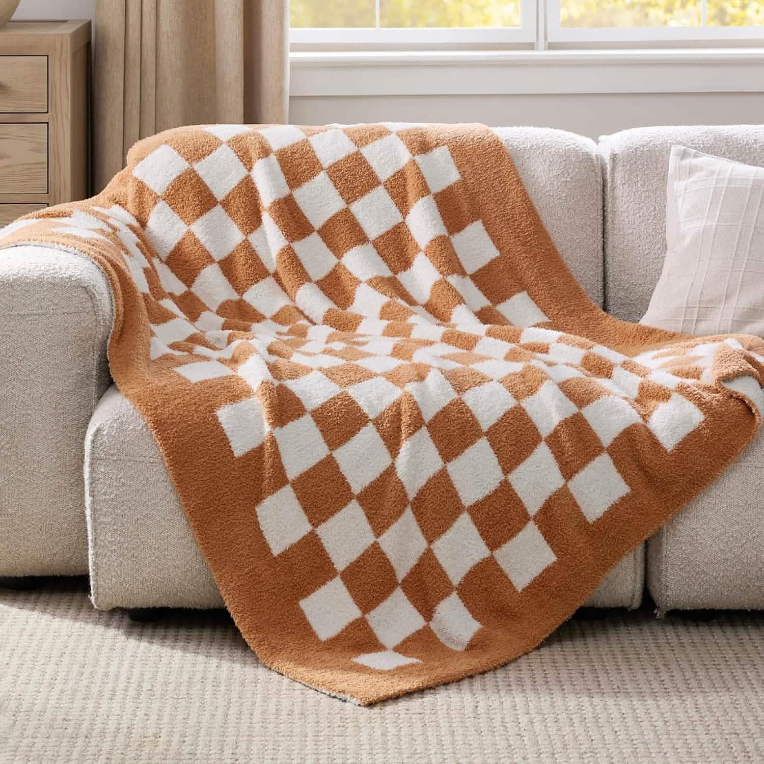 GentleSoft™ Super Soft Reversible Checkerboard Blanket