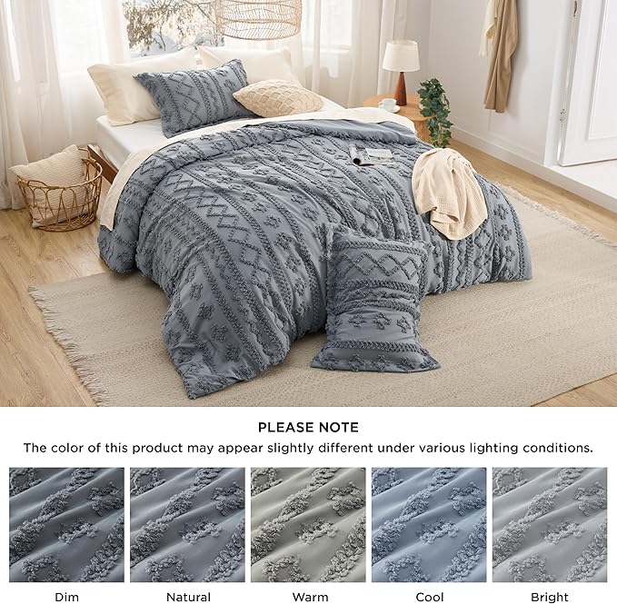 Boho Deluxe Embroidery Comforter Set