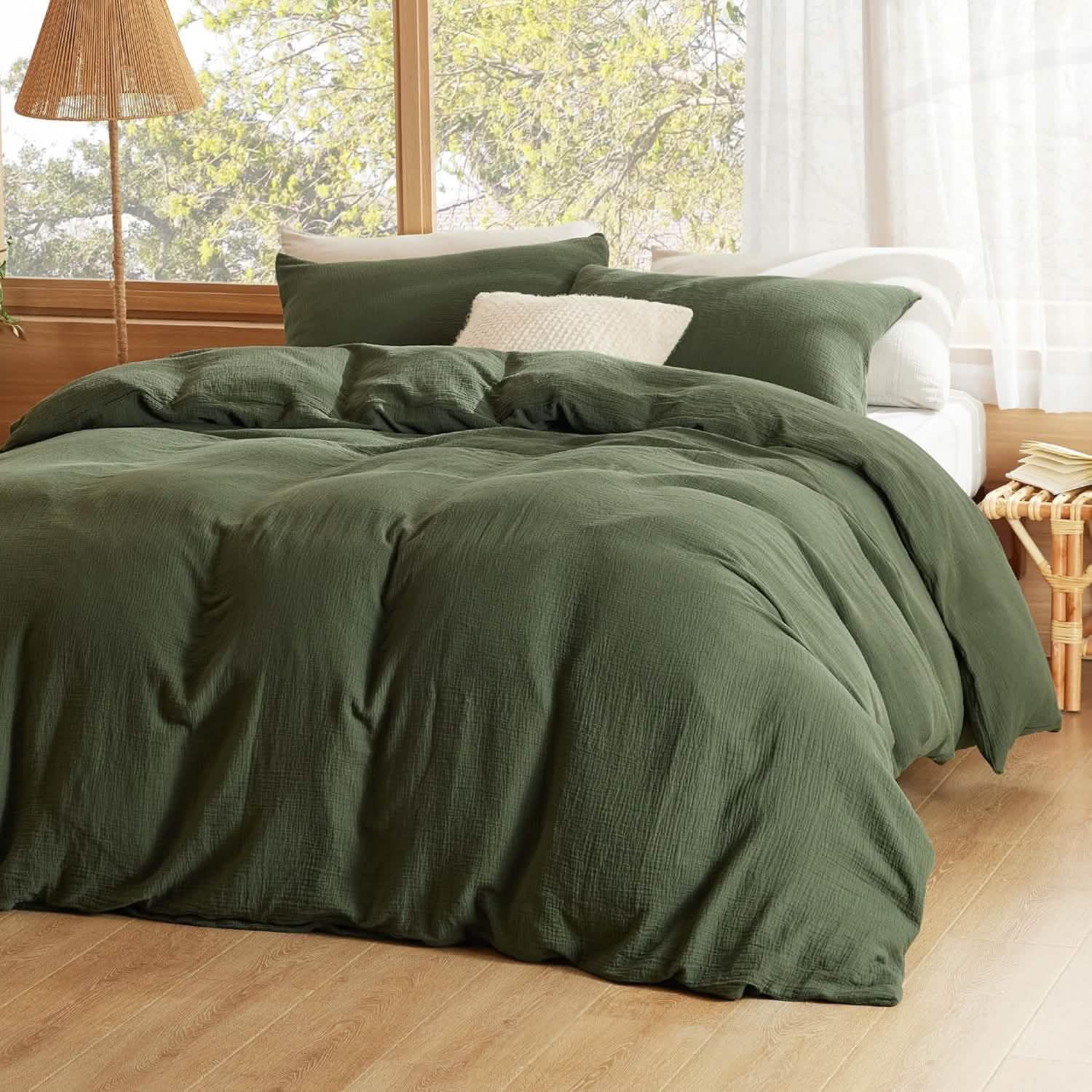 GentleSoft® 100% Muslin Duvet Cover Set