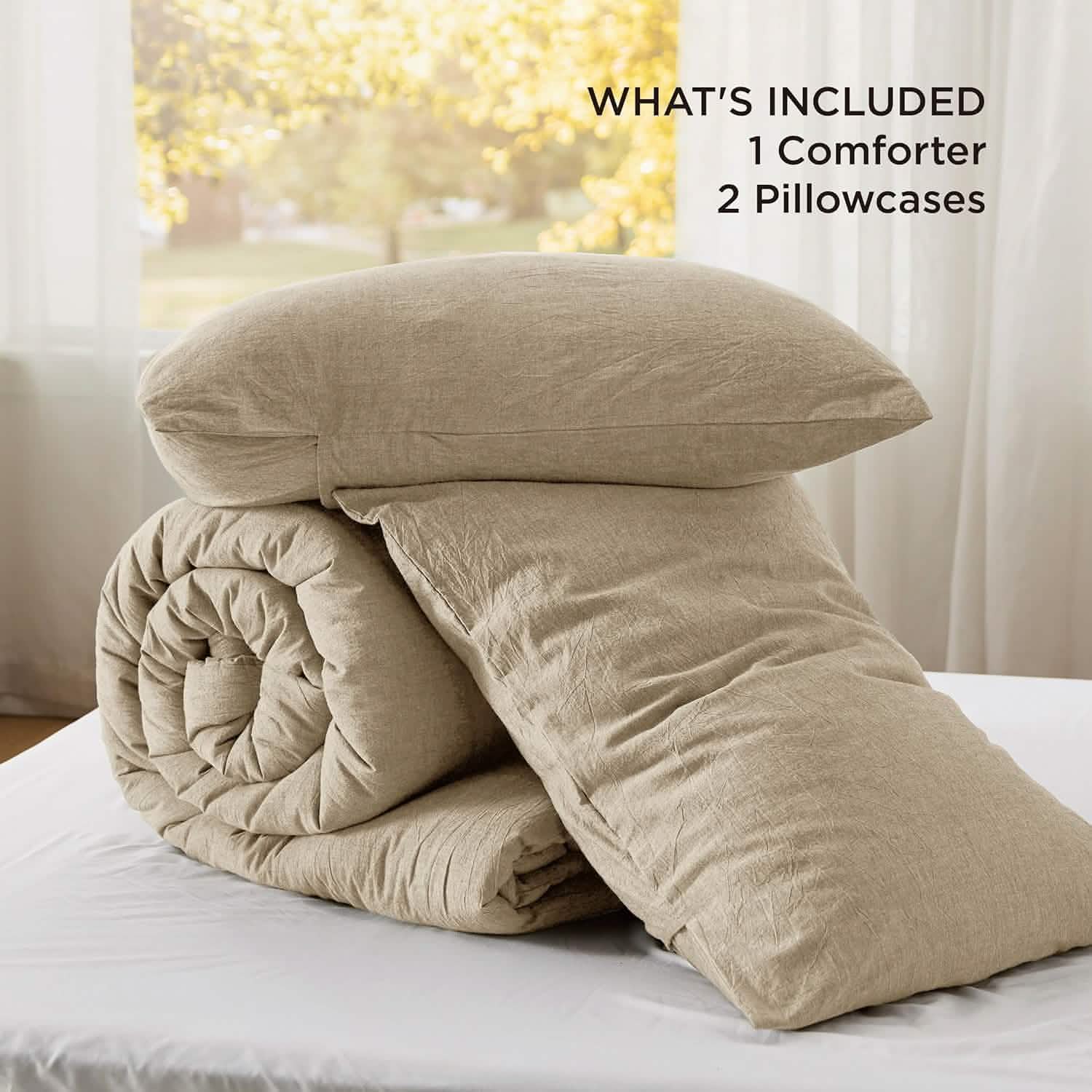 GentleSoft® Prewashed Cotton Comforter Set