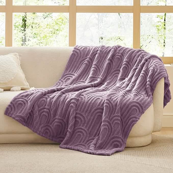 GentleSoft™ Arch Shaggy Sherpa Fleece Blanket