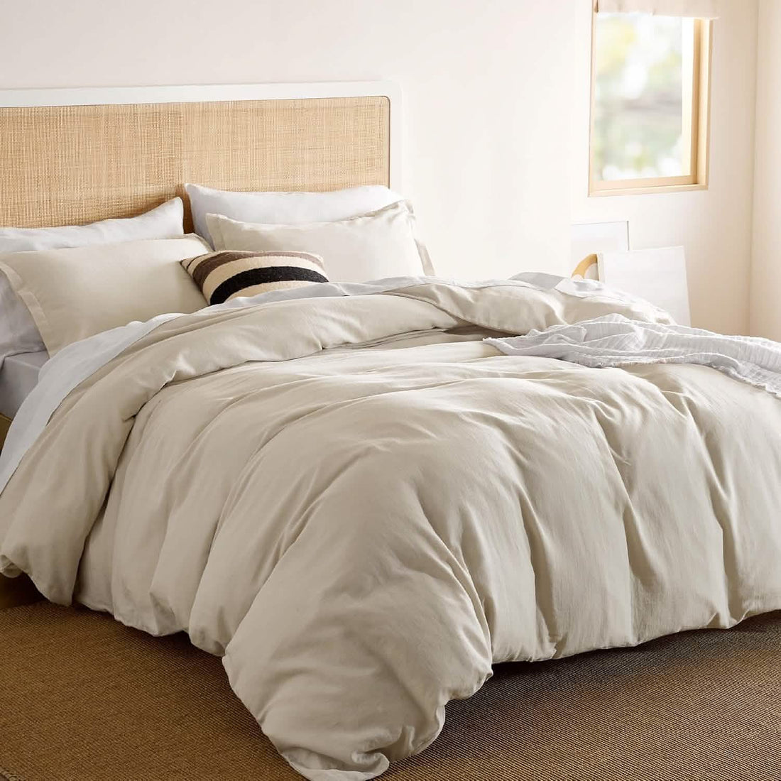 GentleSoft™ 100% Muslin Duvet Cover Set