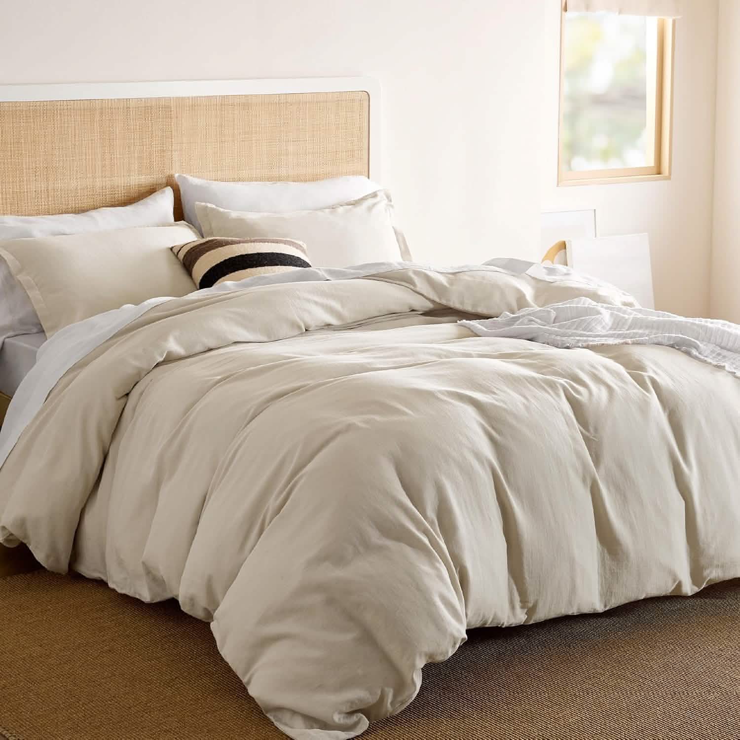GentleSoft® 100% Muslin Duvet Cover Set