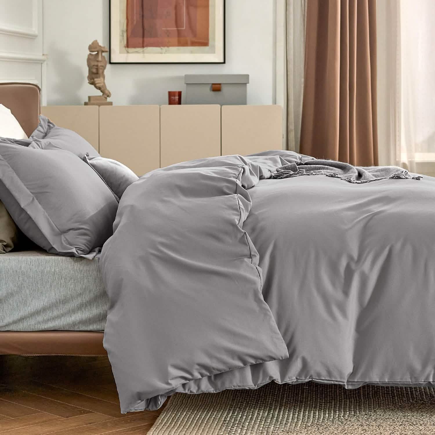 Brushed Microfiber Duvet Cover Set