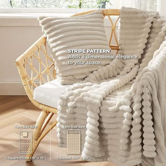 Checkered Comforter Set Striped