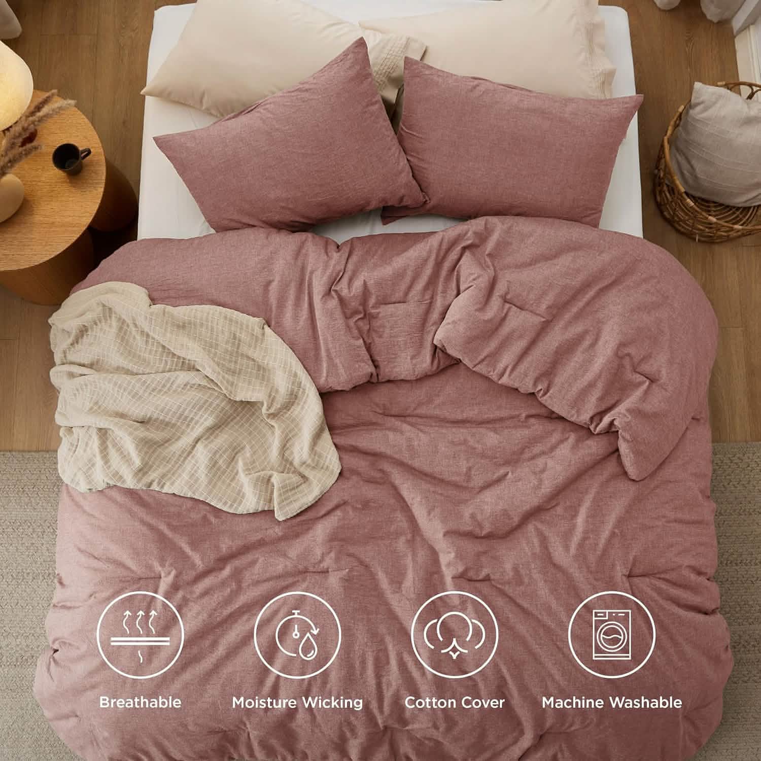 GentleSoft® Prewashed Cotton Comforter Set