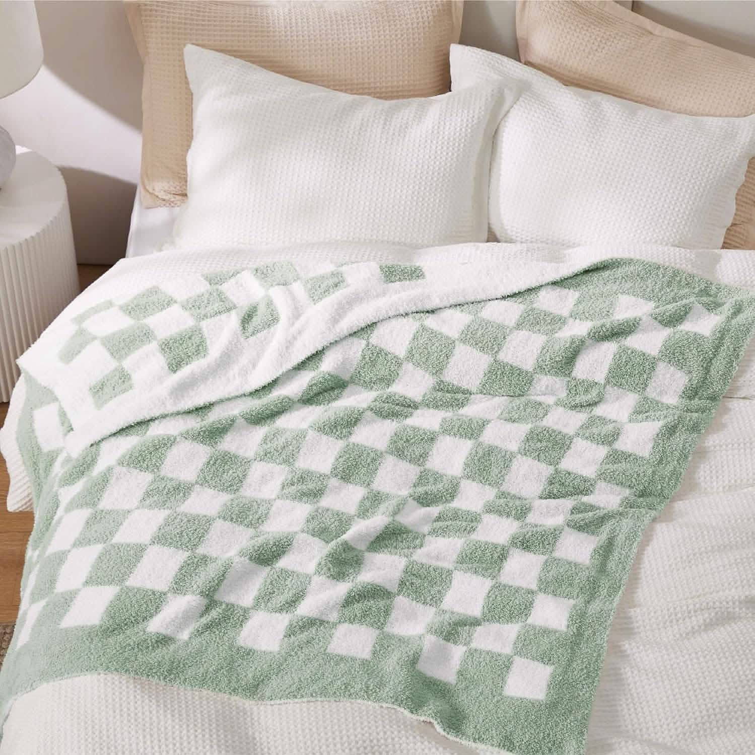 GentleSoft™ Super Soft Reversible Checkerboard Blanket