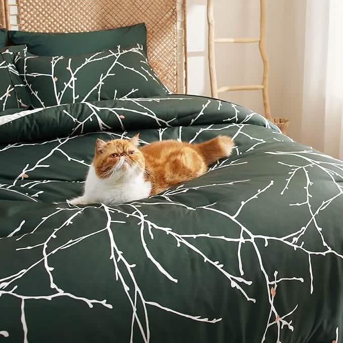 Tree Branch Floral Pattern Bed-in-a-Bag