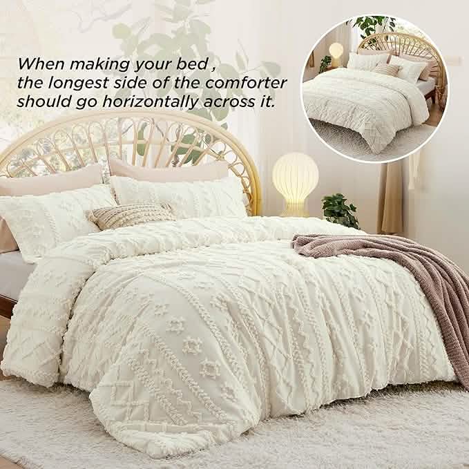 Boho Deluxe Embroidery Comforter Set