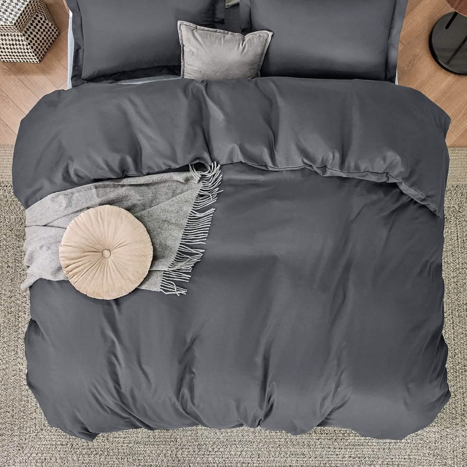 Brushed Microfiber Duvet Cover Set