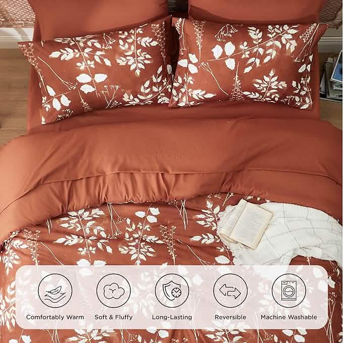 Elegant Floral Comforter Sets