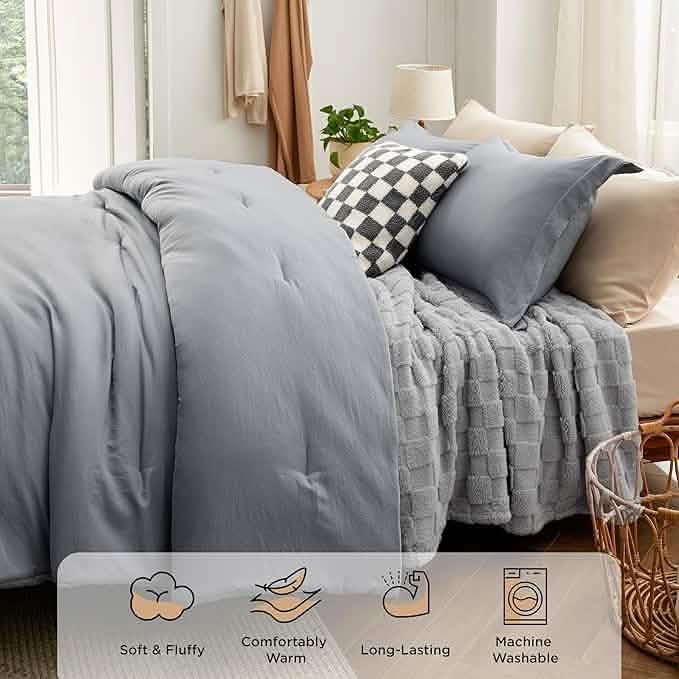 Checkered Comforter Set