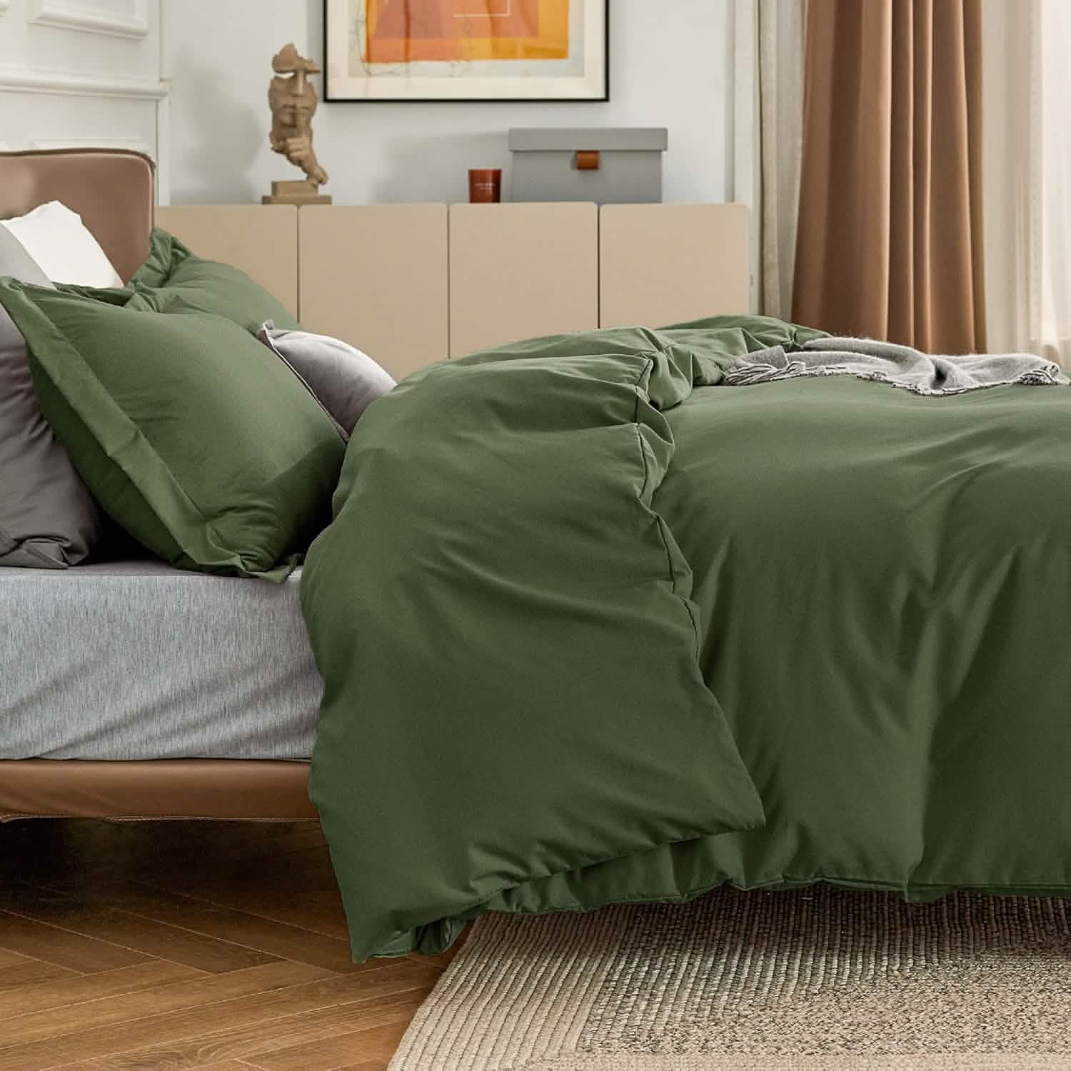 Brushed Microfiber Duvet Cover Set