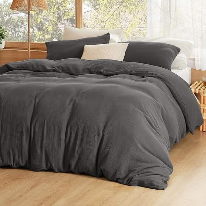 GentleSoft® 100% Muslin Duvet Cover Set