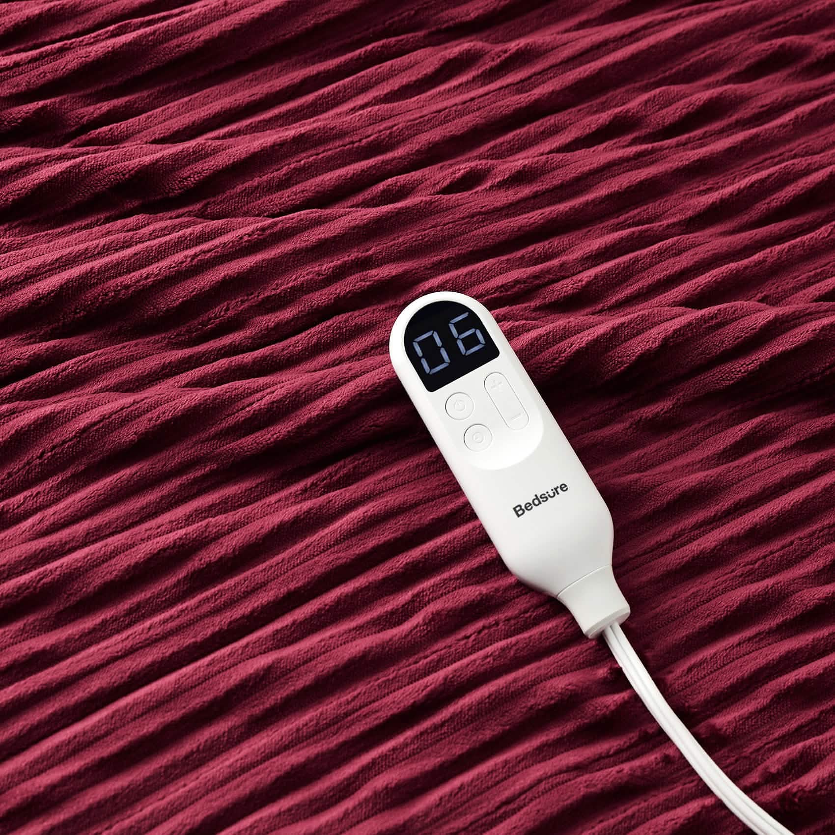 GentleSoft® Ribbed Heated Blanket