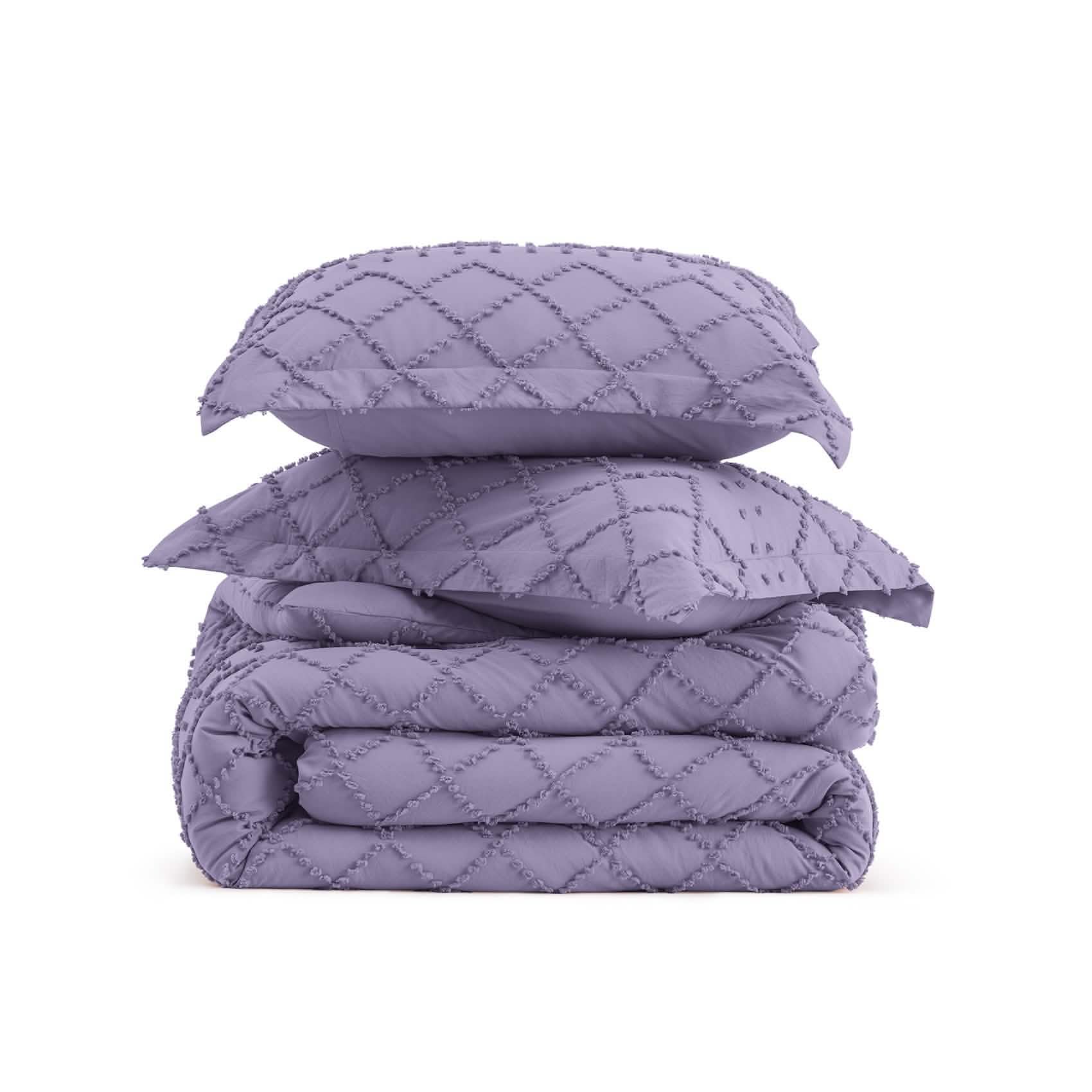 Tufted Embroidery Comforter Set