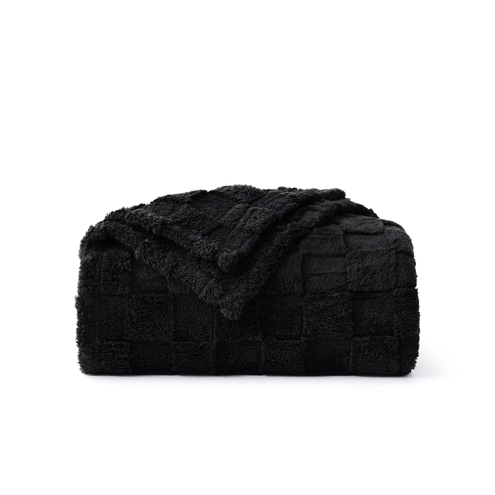 GentleSoft™ Jacquard Shaggy Sherpa Blanket