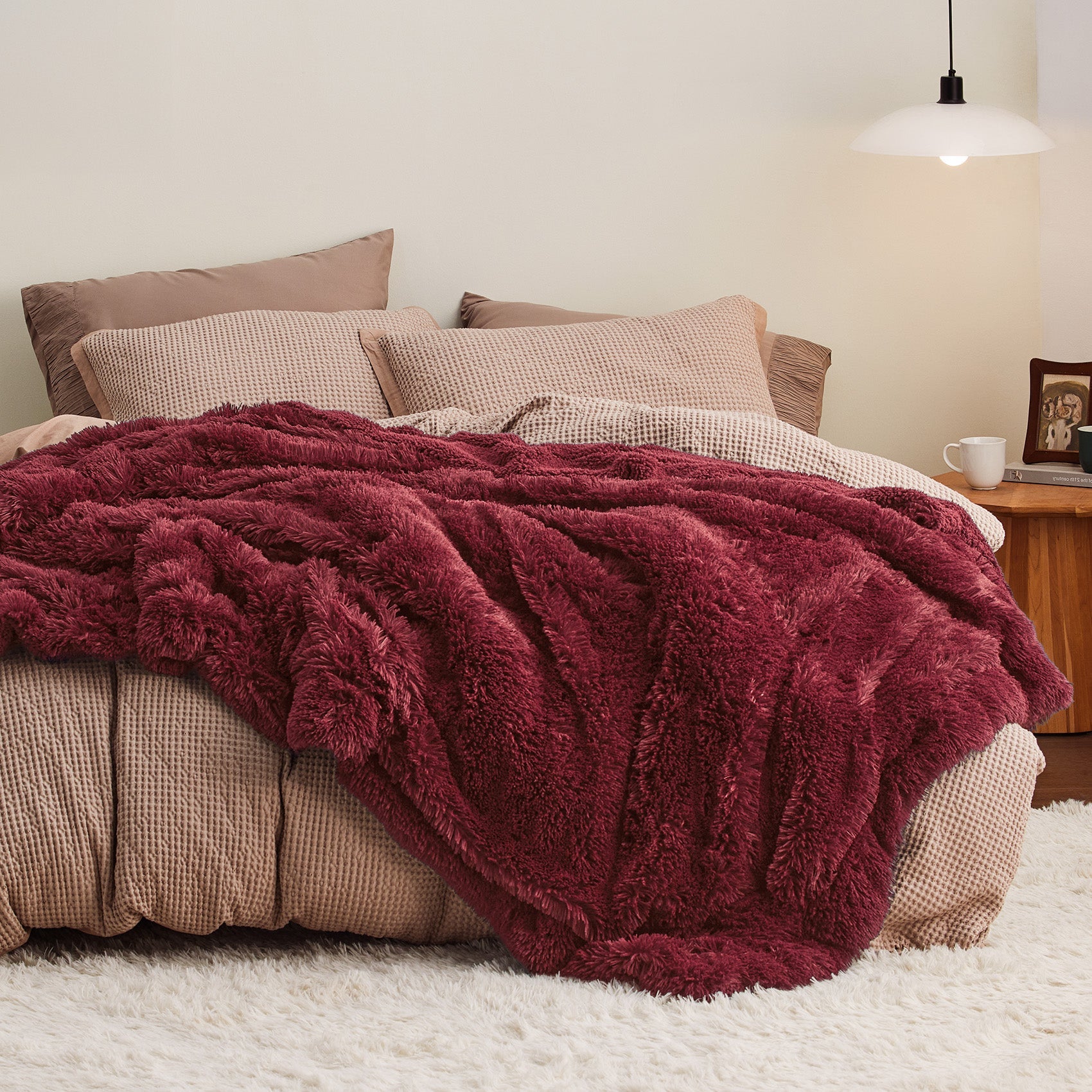 Fuzzy Faux Fur Blanket