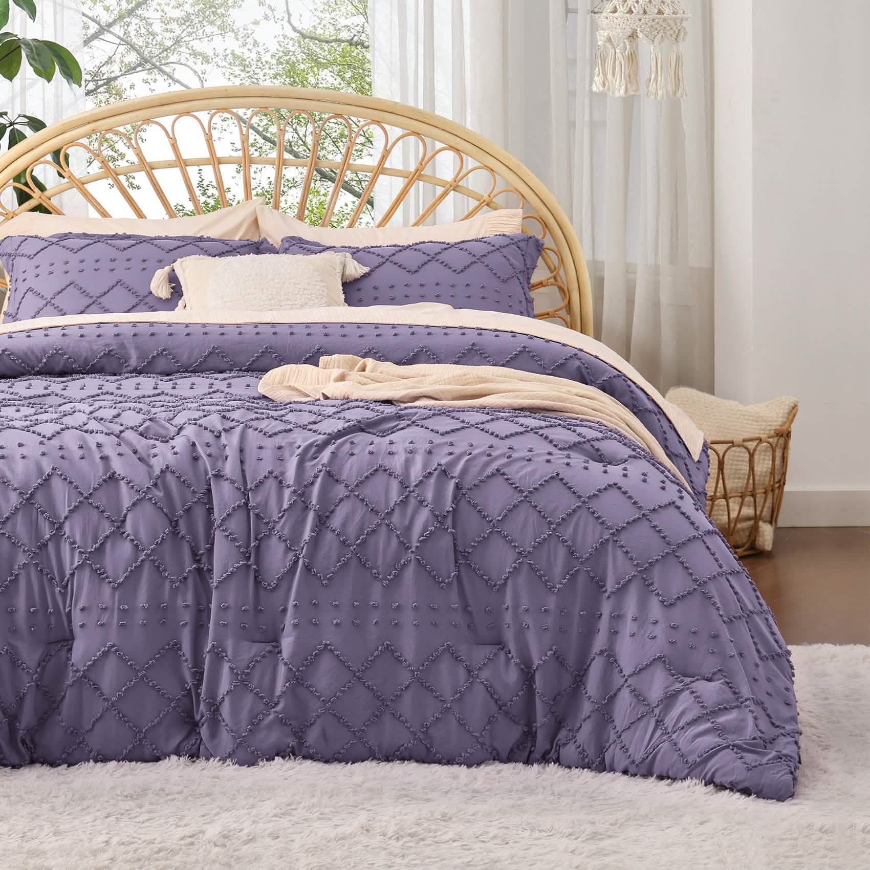 GentleSoft™ Tufted Embroidery Comforter Set