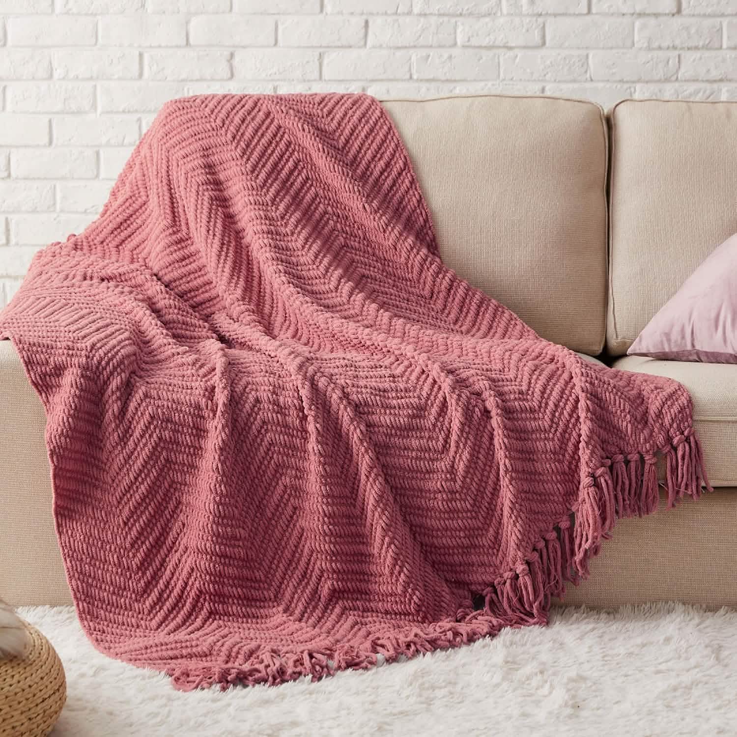 GentleSoft™ GentleSoft Versatile Knit Woven Chenille Blanket