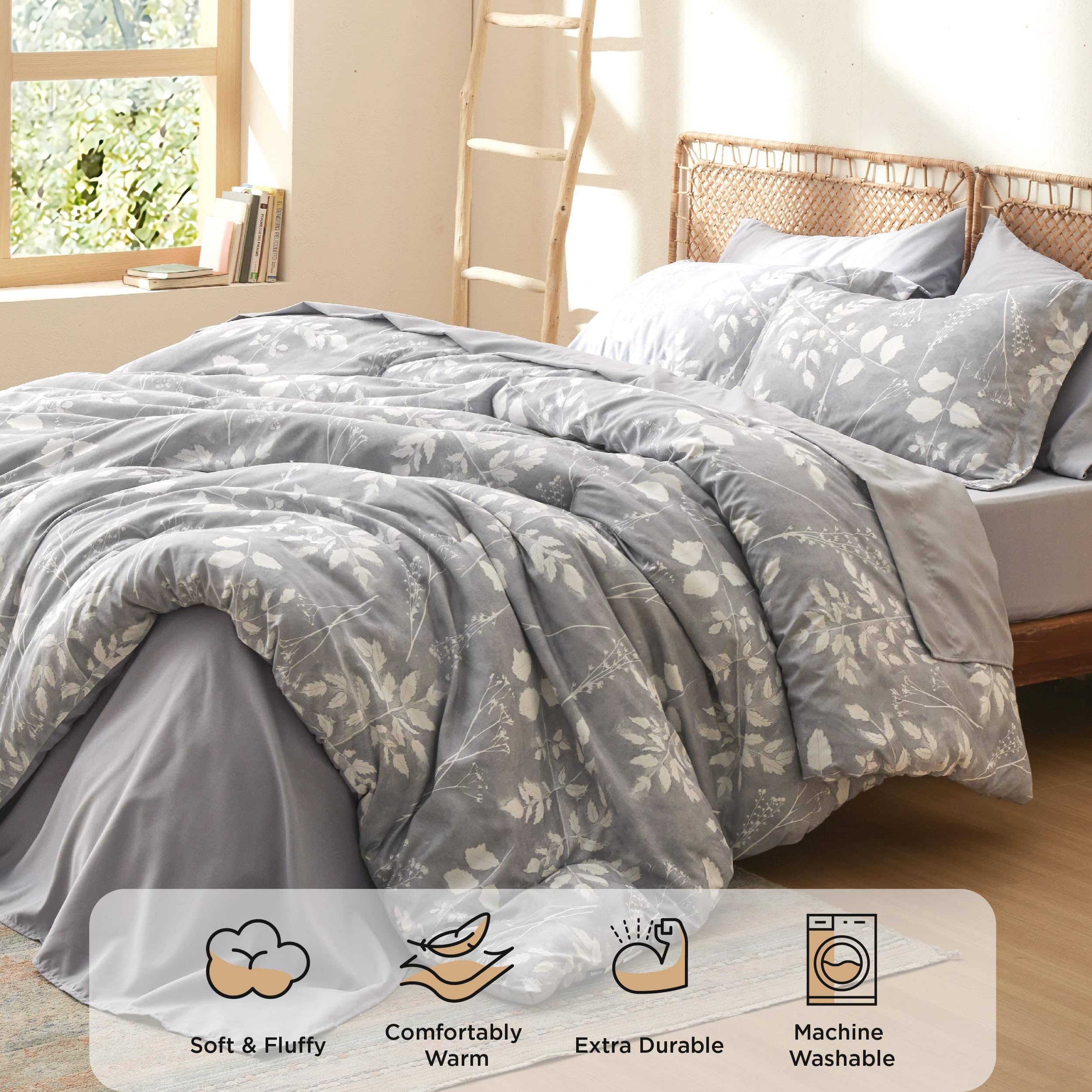 Elegant Floral Comforter Sets