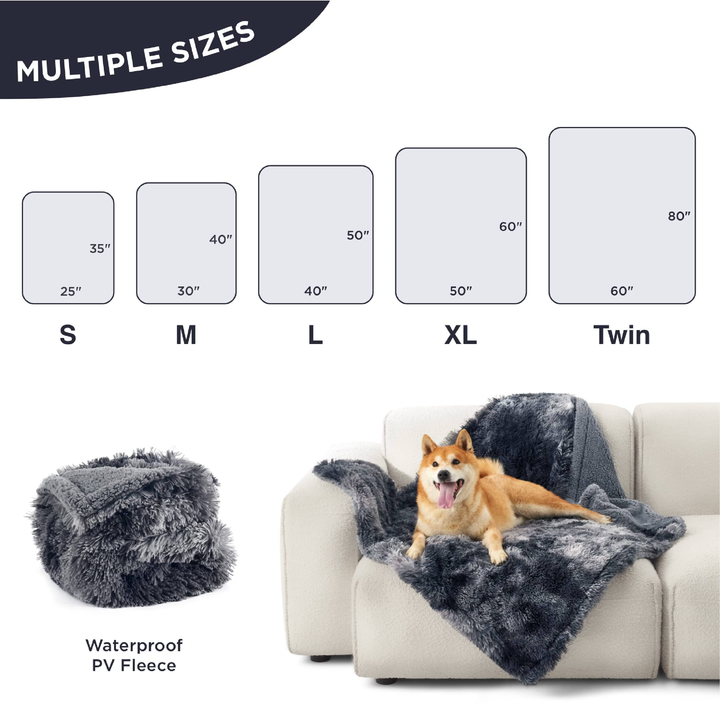 Waterproof Pet Blankets Tie-dye