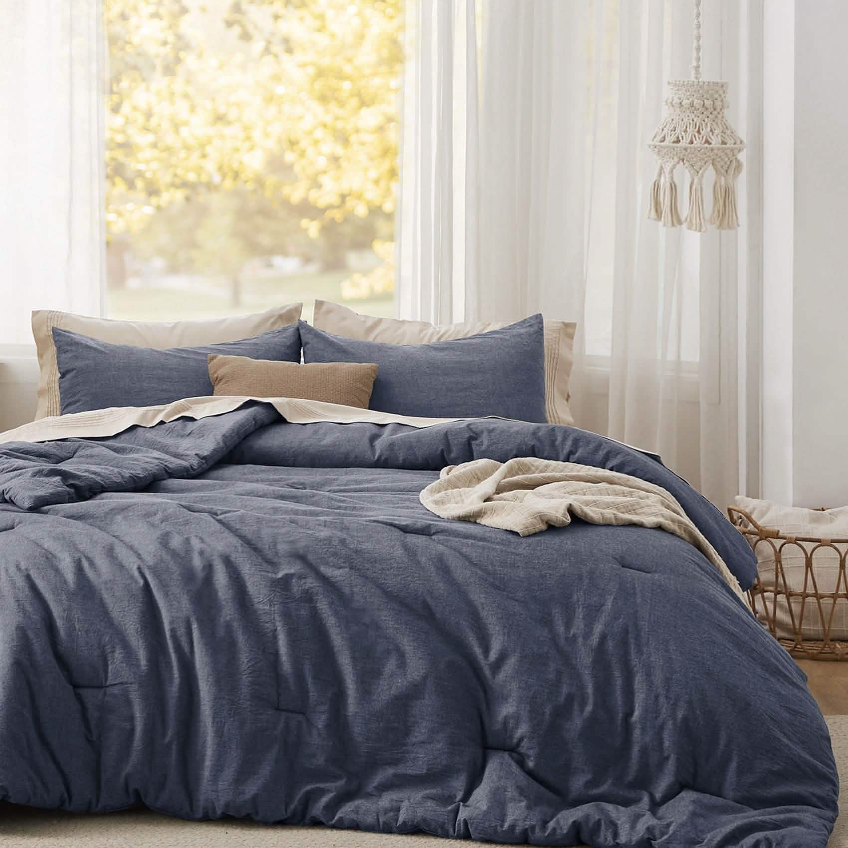 GentleSoft® Prewashed Cotton Comforter Set