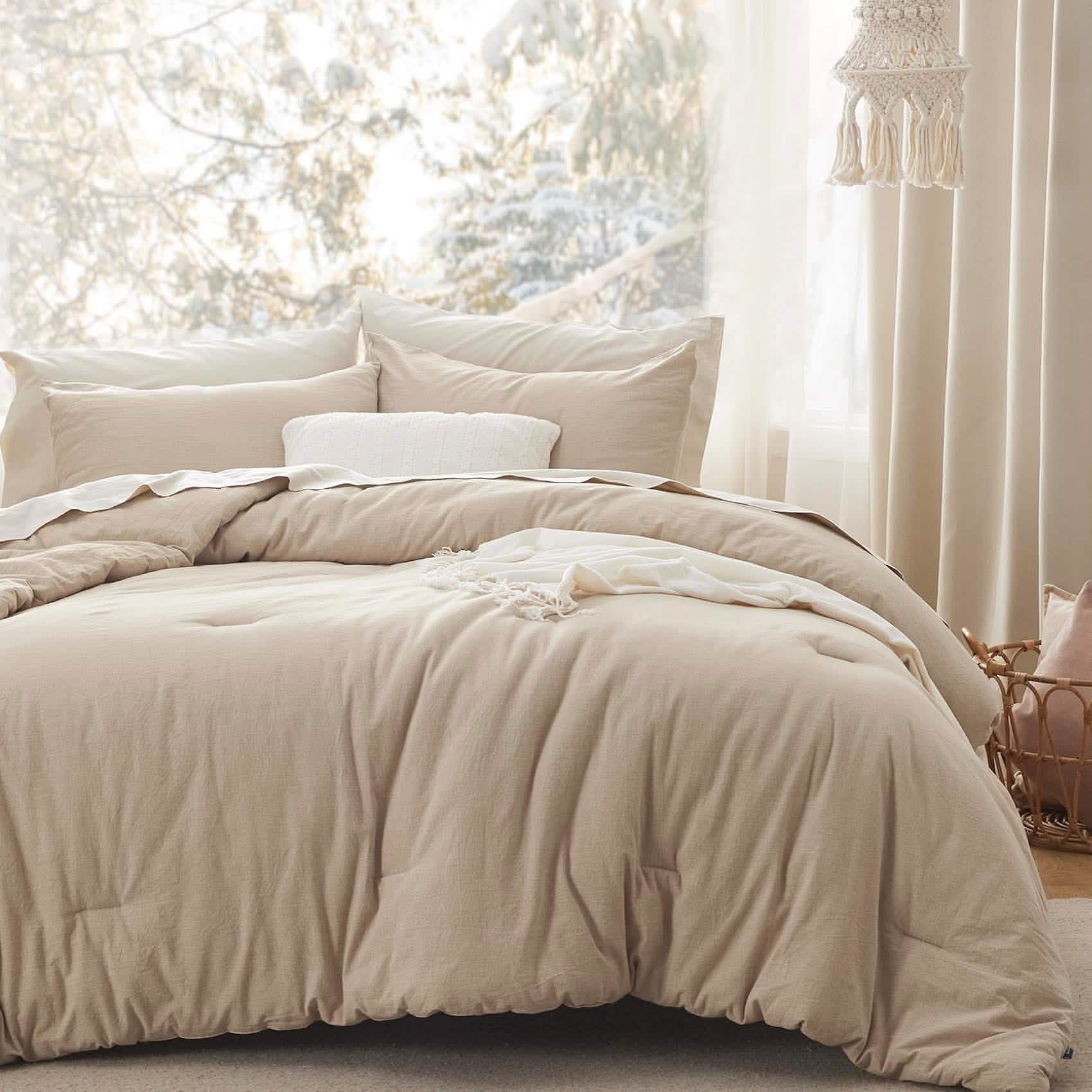 GentleSoft® Prewashed Cotton Comforter Set