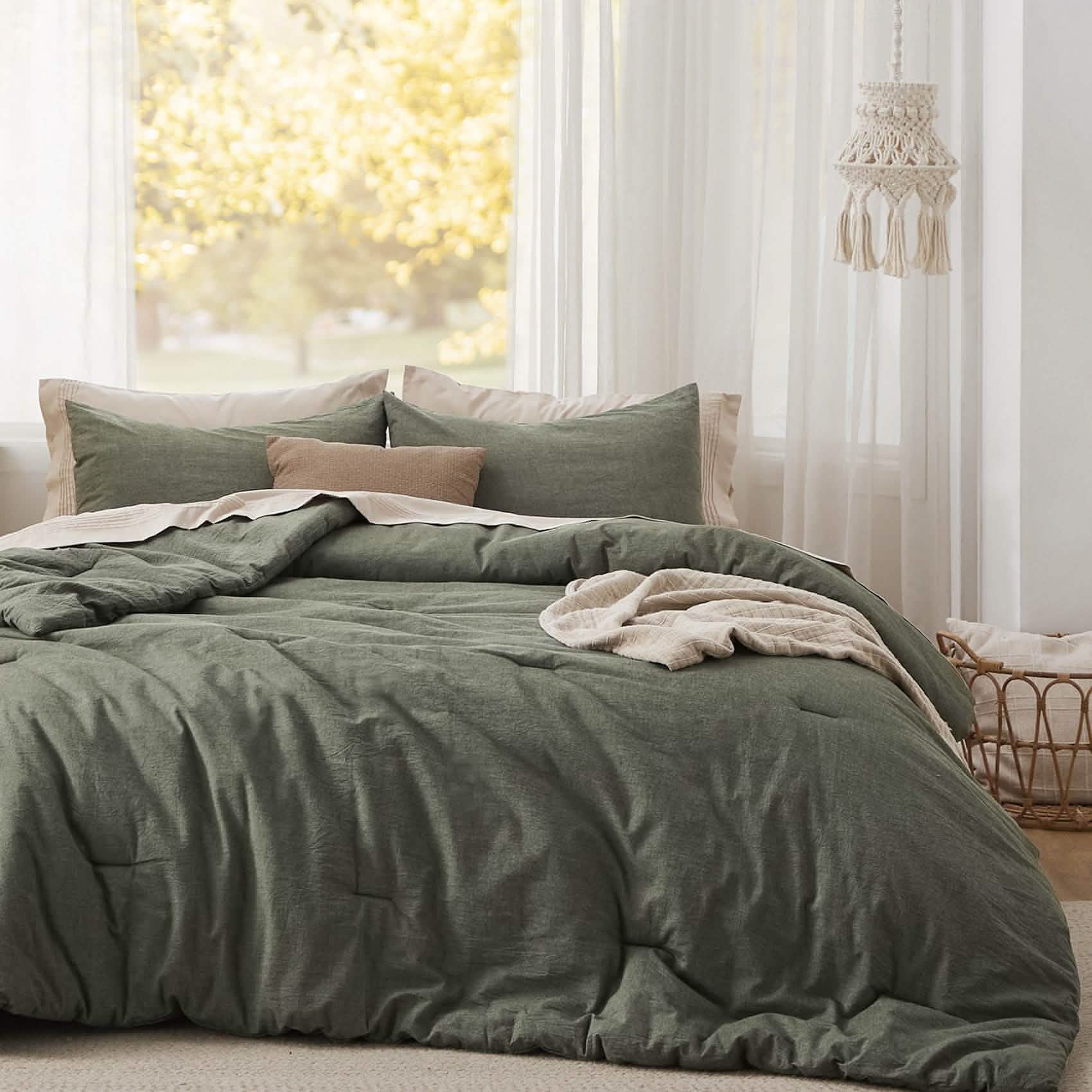GentleSoft® Prewashed Cotton Comforter Set
