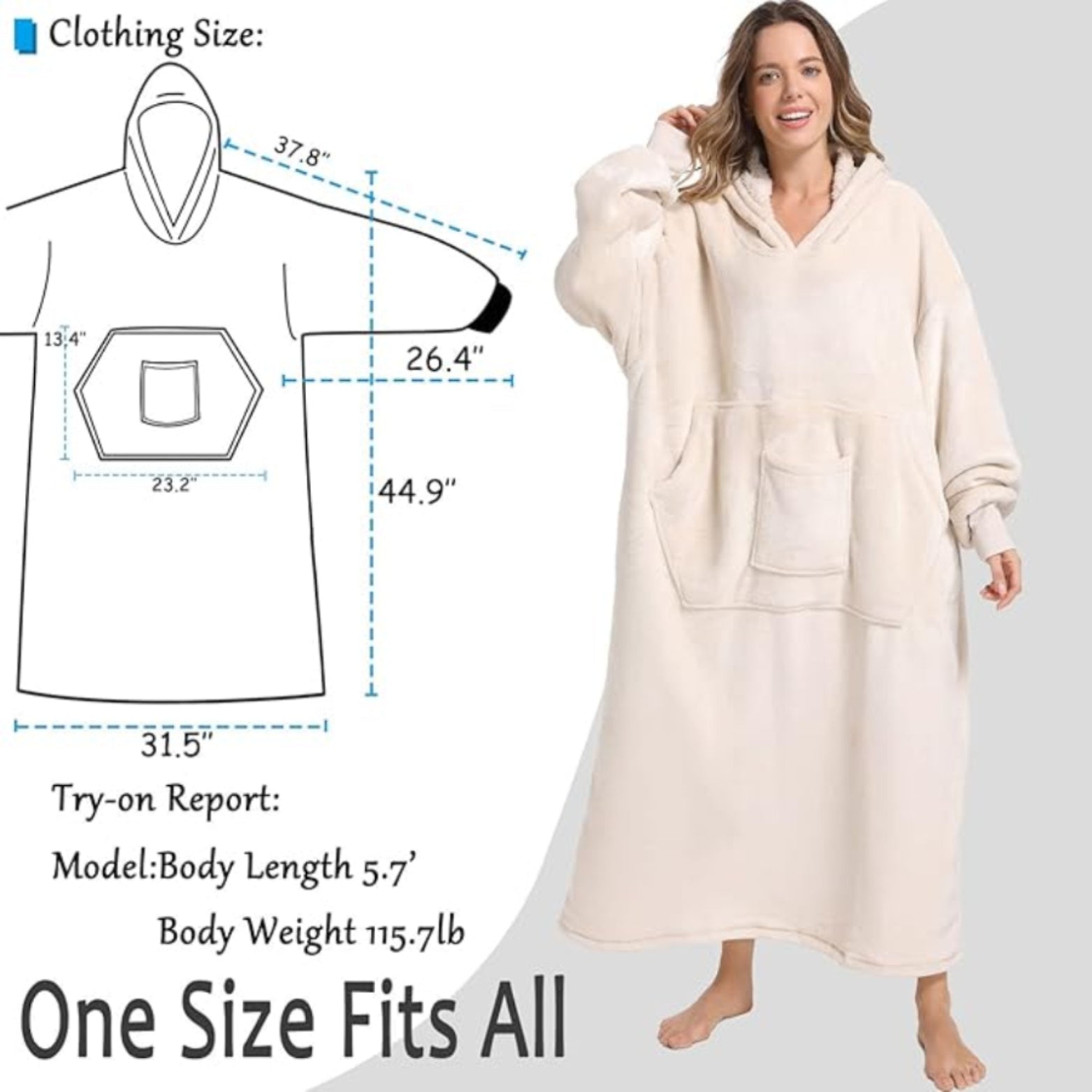 MyFluffy パーカーブランケット