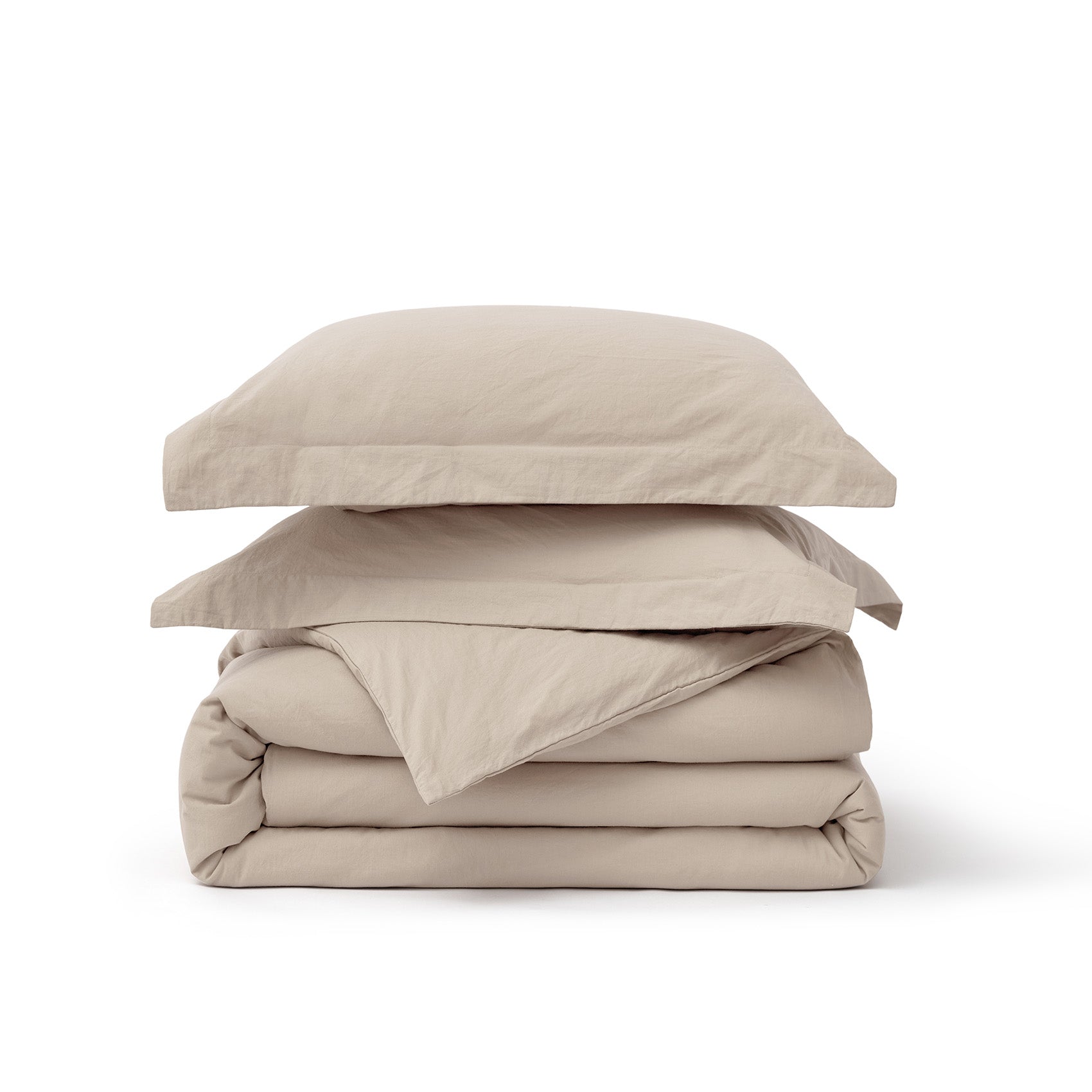 GentleSoft™ Washed Cotton Duvet Cover Set